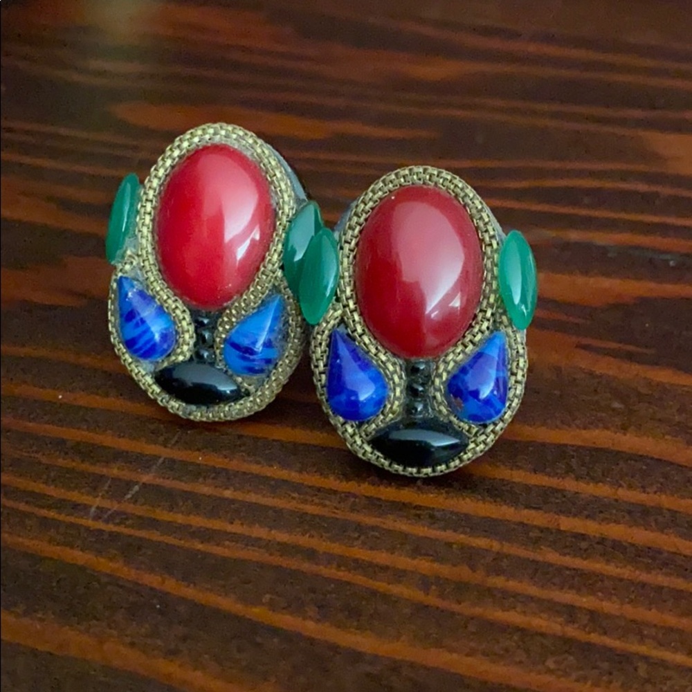 🌻Vintage Azalia Clip On Earrings🌻